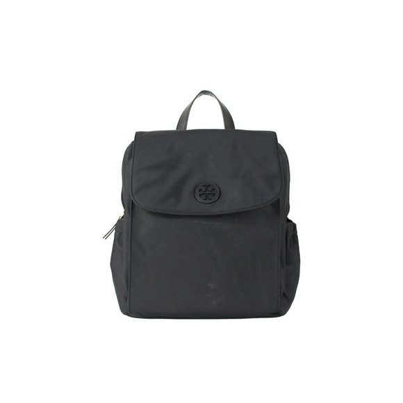 NWT Tory Burch Medium Black Nylon Baby Backpack Carryall Diaper Bag Bookbag NEW - Picture 4 of 8